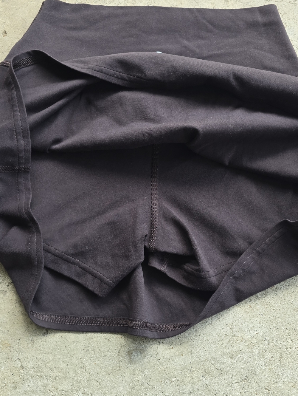 Lululemon Chocolate Brown Align High-Rise Skirt Skort 4 - Picture 2 of 3